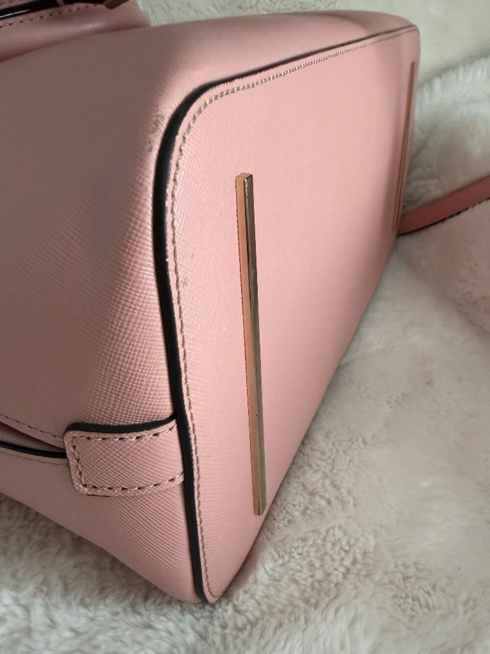 Tory Burch Robinson Open Dome Pink Leather Satchel Bag - Picture 9 of 16